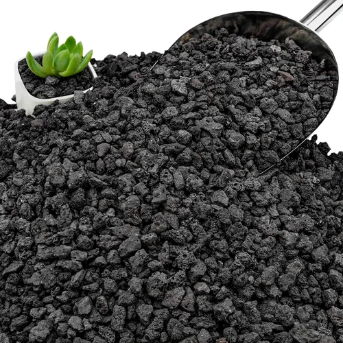 Vista 8 de NUPICK Rocas de lava roja de 3 libras para plantas, enmiendas de suelo para Rojo