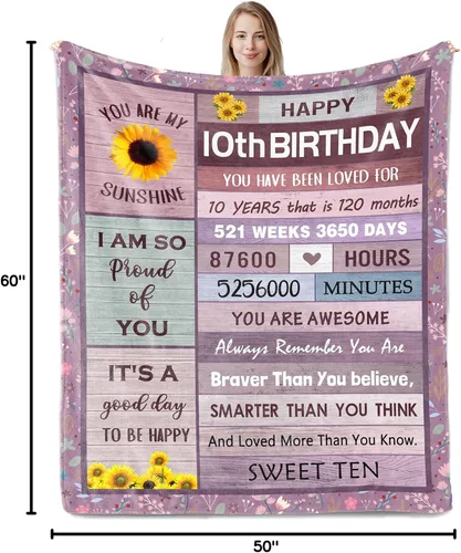Vista 8 de Regalos de cumpleaños para niñas de 10 años, regalos para niñas de 10 años, regalo de cumpleaños número 10 para niñas y niños, los mejores regalos