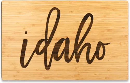 Vista 30 de Andaz Press Alabama State - Tabla de cortar de madera de bambú, 17.75 x 11 pulgadas, caligrafía, paquete de 1, tabla de cortar grande grabada