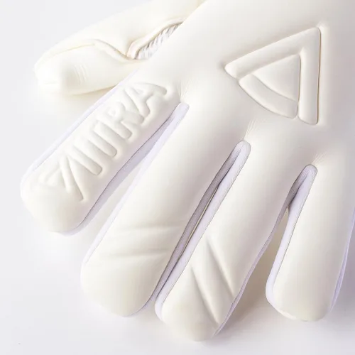 Vista 8 de Professional Goalkeeper Gloves, 4+3 mm Protection, Level 5 Super Grip, Removable Finger Guard Protection, Youth and Adult, All-Levels