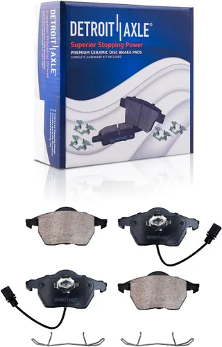 Vista 14 de Detroit Axle - Pinza de disco del lado del acompañante + pastillas de freno de cerámica de repuesto para Lexus HS250H Toyota RAV4 Prius V Scion xB