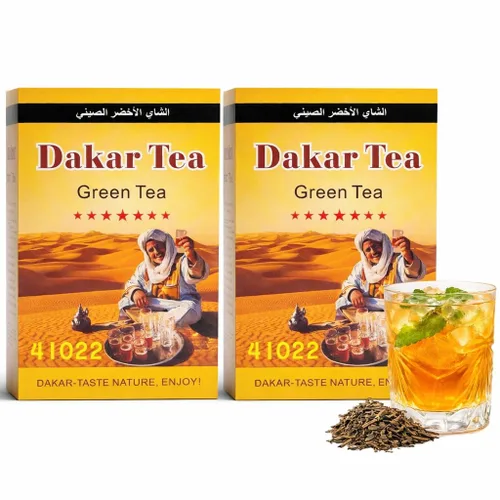 Vista 8 de Dakar Tea Té Verde Orgánico Hoja Suelta, 8.82 oz Té de Hojas Sueltas