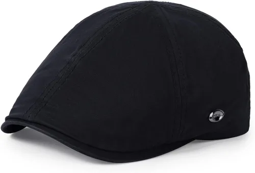 Vista 31 de Sombrero Newsboy de Qlauca para Hombre de Algodón 6 Paneles