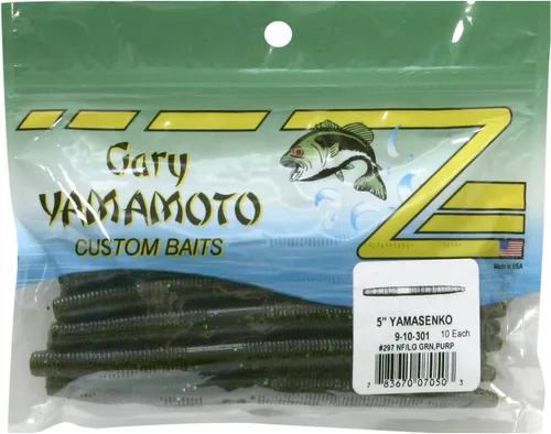 Vista 29 de Yamamoto 5" Senko Soft Stick Bait, 10-Pack, Bass Fishing Soft Plastic Lure, Multiple