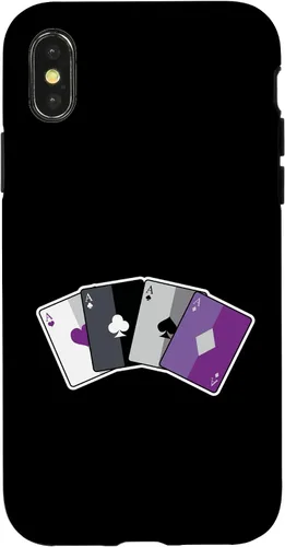 Vista 4 de Funda para iPhone 14 Asexual Ace Pride Flag
