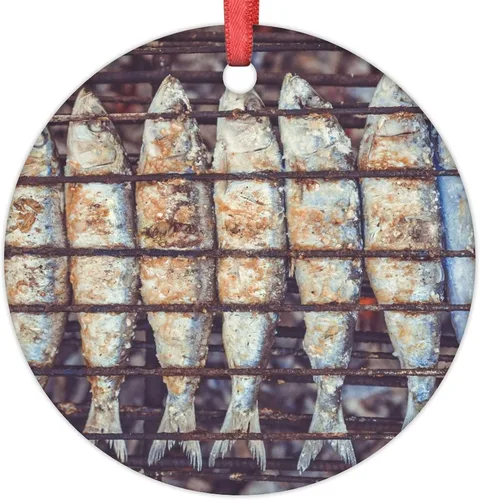 Vista 16 de Decoraciones navideñas de pan de masa madre para árbol, divertidos adornos de comida 2022, recuerdo conmemorativo colgante de vacaciones, regalos