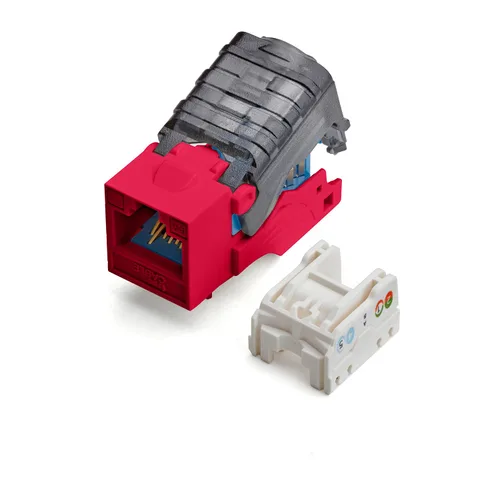 Vista 18 de TRUE CABLE Conector Keystone sin herramientas Cat5e, sin blindaje (UTP), PoE++ (4PPoE) 100W, certificación UL, verificado ETL, certificado ANSI/TIA