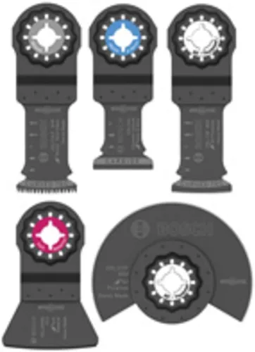Vista 7 de BOSCH Starlock® Juego de cuchillas oscilantes para corte de carburo multiherramienta OSL005L (5 piezas)
