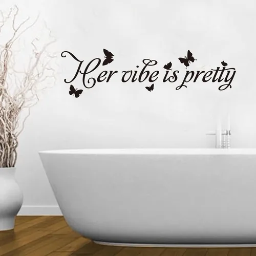 Vista 5 de VODOE Calcomanías inspiradoras de pared para dormitorio: aplicar en menos Su ambiente es bonito