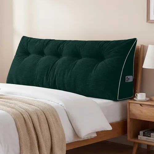 Vista 63 de Sasttie Almohada de Cabecera Full, Almohada de Cuña Cabecera para Sentarse en la Cama, Soporte de Respaldo Cojín Triangular para Leer - Cuenta