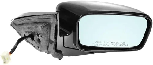 Vista 105 de TRQ Cubierta cromada del espejo manual del lado del pasajero, acabado liso para Volvo VNL 2004-2014