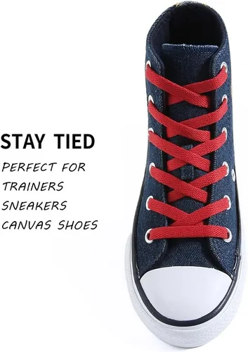 Vista 3 de VSUDO Cordones planos para tenis, cordones para tenis, cordones atléticos