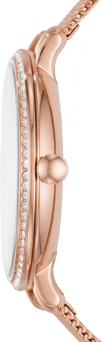 Vista 3 de Fossil Jacqueline Reloj de cuarzo de acero inoxidable de tres manecillas para mujer, Talla única