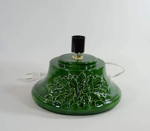 Vista 4 de Creative Hobbies Kit de cableado grande de cerámica para árbol de Navidad con bombilla LED de 3.5 W, enchufe de base estándar (Edison), perfecto