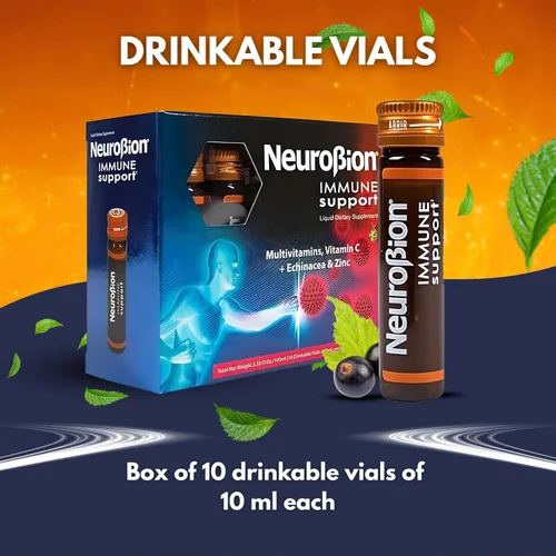 Vista 6 de Neurobion Apoyo inmunológico con equinácea y zinc 10 ampollas de 10 ml