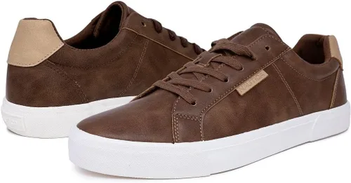 Vista 5 de Nautica Zapatos casuales para hombre, mocasines clásicos con cordones, tenis de moda, en tamaños medianos y anchos