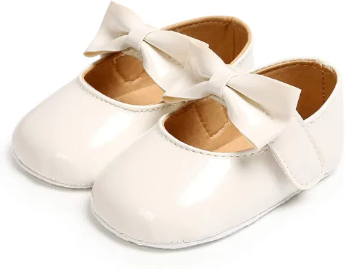 Vista 2 de Mocasines para bebé de princesa brillante Mary Jane vestidos, zapatos de primera calidad, ligeros, suela suave, zapatos para cuna, zapatos para niños