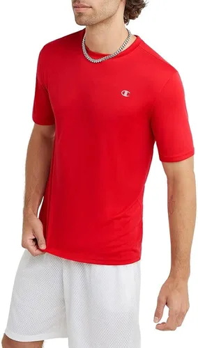 Vista 3 de Champion Camiseta deportiva de doble secado para hombre, camiseta de cuello redondo, camiseta de manga corta para hombre (regular o grande y alto)