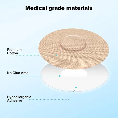 Vista 5 de Paquete de 20 parches adhesivos para G7, cubiertas completas impermeables, flexibles y transpirables, parche superpuesto sin látex para sensor G7