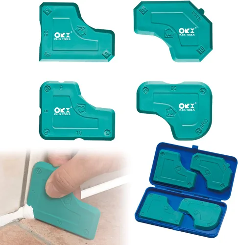 Vista 8 de ORXPLUS Tools Kit adaptador de boquilla para pistola de calafateo (6.5R 10R 13R) con tapas