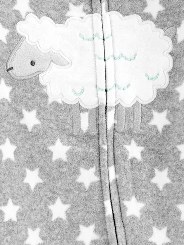 Vista 3 de Simple Joys by Carter's Paquete de 2 unidades unisex de forro polar neutro con pies para dormir y jugar