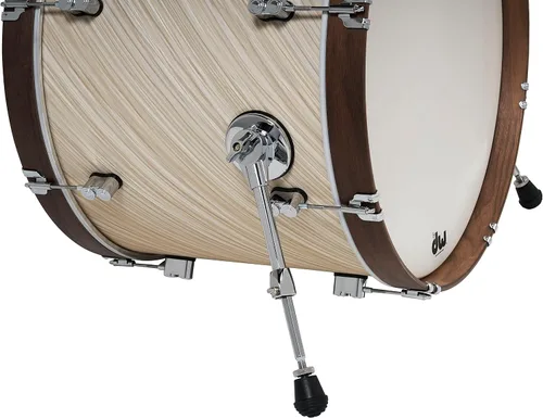 Vista 4 de Pacific Drums & Percussion - Aro de madera de edición limitada, 3 piezas, paquete de carcasa de batería de marfil retorcido (PDLT2213TI)