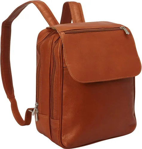 Vista 6 de Piel Leather Mochila para tablet con solapa, Saddle, Mochila para tablet con solapa
