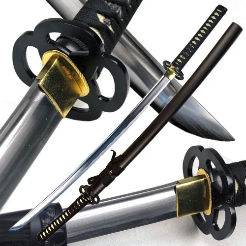 Vista 14 de Ace Martial Arts Supply Katana japonesa hecha a mano de acero al carbono, Daito Samurái, espada afilada, lista para la batalla