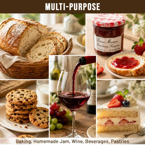 Vista 7 de Bicarbonato de potasio de 11 onzas – 100% polvo puro de bicarbonato de potasio para pasteles, plantas, vinificación, fermentación, agente