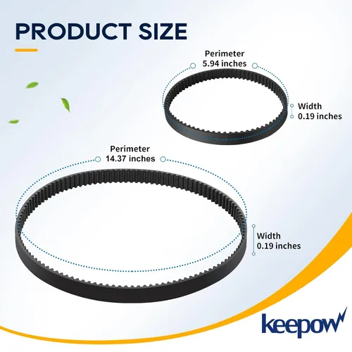 Vista 6 de KEEPOW Juego de cinturones de vacío compatible con Hoover Smartwash FH52000, FH52001, FH52002, FH52002G, FH52004PC, FH52013, FH53000PC limpiador