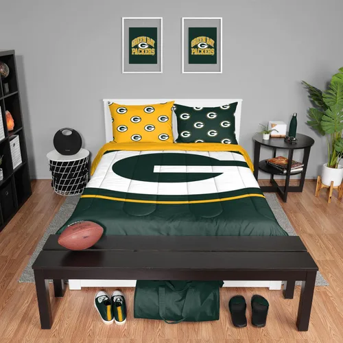 Vista 12 de FOCO Unisex-Adult NFL Team Logo Bed in a Bag Comforter Bedding 3-Piece Set