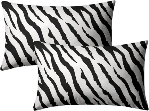 Vista 11 de Juego de 2 fundas de almohada abstractas bohemias de 16 x 16 pulgadas, modernas fundas de almohada de mediados de siglo, diseño de hojas verdes