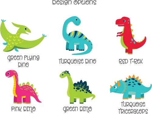 Vista 3 de AVITO Vaso de dinosaurio personalizado, acero inoxidable, aislado al vacío, tapa cerrada de 12 onzas con popote adjunto, botella de agua
