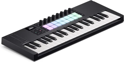 Vista 20 de Novation Launchkey 25 MK4 - Controlador de teclado compacto de 25 teclas, USB, MIDI con integración DAW. Modo acorde, modo de escala, 8 almohadillas