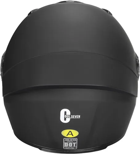 Vista 3 de Casco de motocicleta de cara completa para adultos con aprobación DOT, Casco de bicicleta de calle aerodinámico y ligero para hombres y mujeres