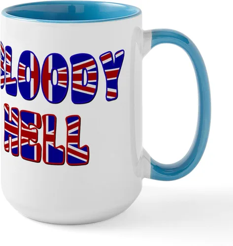 Vista 7 de CafePress BLOODY HELL Mugs Taza de café de cerámica de 15 oz (15.0 fl oz)