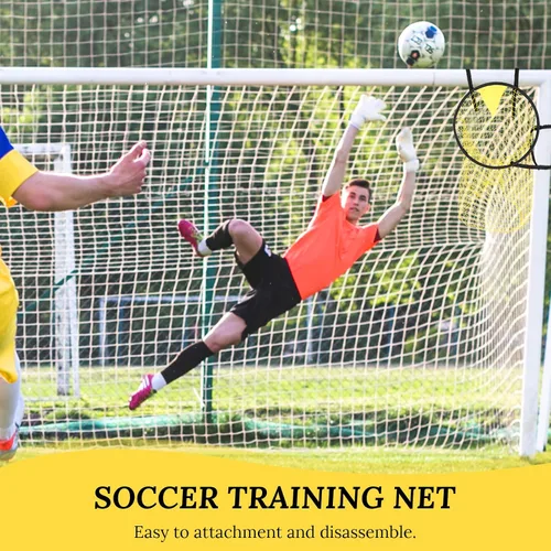 Vista 5 de 2 objetivos de fútbol para entrenamiento de objetivos, portería de fútbol de los mejores contenedores, blanco de entrenamiento de fútbol Equipos