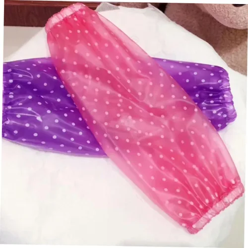 Vista 3 de DOITOOL 6 pares de fundas de brazo desechables para la limpieza de la cocina, protector de manga para mujer, funda de manga de brazo para cocina
