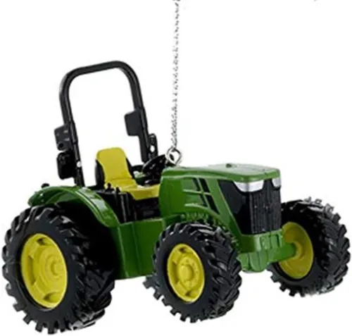 Vista 2 de John Deere Utility Tractor Adorno de Navidad Decoración Kurt Adler JR1156 Nuevo