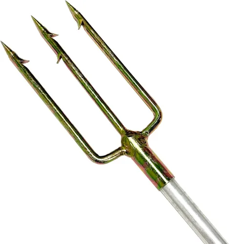 Vista 2 de Scuba Choice Spearfishing - Eslinga hawaiana de poste de aluminio de 3 pies con punta de arpón de 3 puntas
