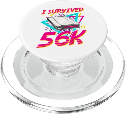 Vista 7 de 90s Nostalgia Retro 90s Dial Up Internet Vintage PopSockets Adhesive PopGrip