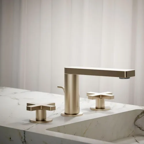 Vista 2 de KOHLER K- 73060-3-BV COMPOSED™ WIDESPREAD GRIFO CRUZADO, Bronce cepillado vibrante