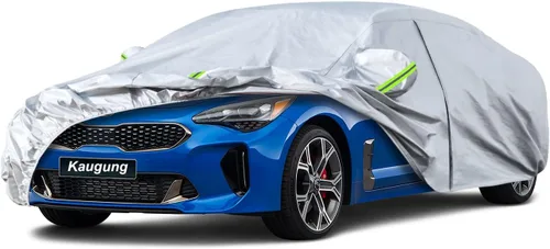Vista 117 de Kaugung Funda para Coche de Ajuste Personalizado BMW Serie 3 E30 (1982-1994), 7 Capas Resistente al Viento Todo Clima Impermeable Cubierta Exterior