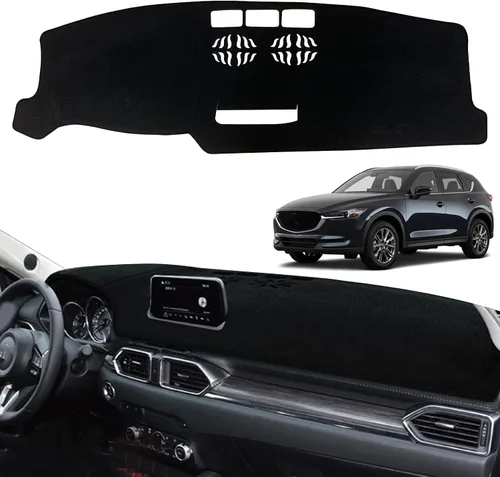 Vista 7 de Tapete antideslizante para tablero de instrumentos compatible con Mazda CX-5 CX 5 2017-2020 Protector solar (con HUD)