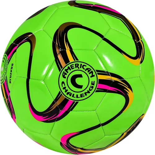 Vista 12 de American Challenge Brasilia - Balón de fútbol – Tamaños 5, 4, 3 y 2 – Balón de fútbol de entrenamiento para jóvenes y adultos para práctica