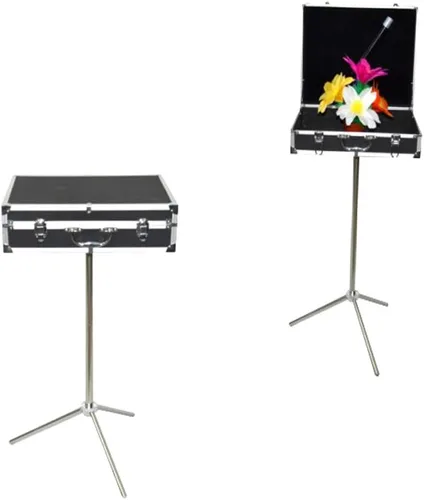 Vista 2 de Enjoyer Magician Table Magic Trunk Boutique Mesas Estuche de transporte Estuche mágico Escenario Magic Gimmick Mago Accesorios