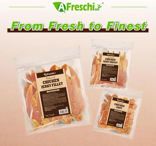 Vista 7 de AFreschi - Golosinas naturales de pollo para perros, filete de pollo, 16 onzas Natural dog treats, high protein, healthy easily digestible grain