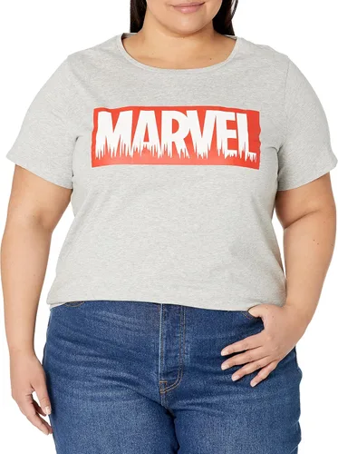 Vista 3 de Tienda Essentials Disney Marvel Star Wars Camiseta de manga corta con cuello redondo para mujer, paquete de 2