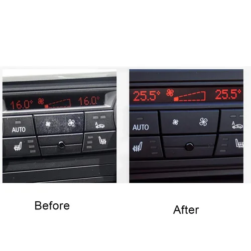 Vista 2 de Jaronx para reemplazo del botón de velocidad del ventilador del panel de control climático de BMW A/C Compatible con BMW Serie 1 E81/E87/E88/E82