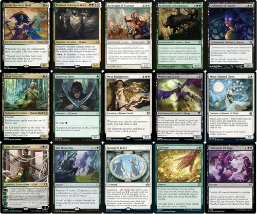 Vista 3 de Elite Commander Enchantments Deck - Zombie Reanimator - Abzan Black/White/Green - Anikthea, Hand of Erebos - EDH cEDH - 100 cartas - Magic The
